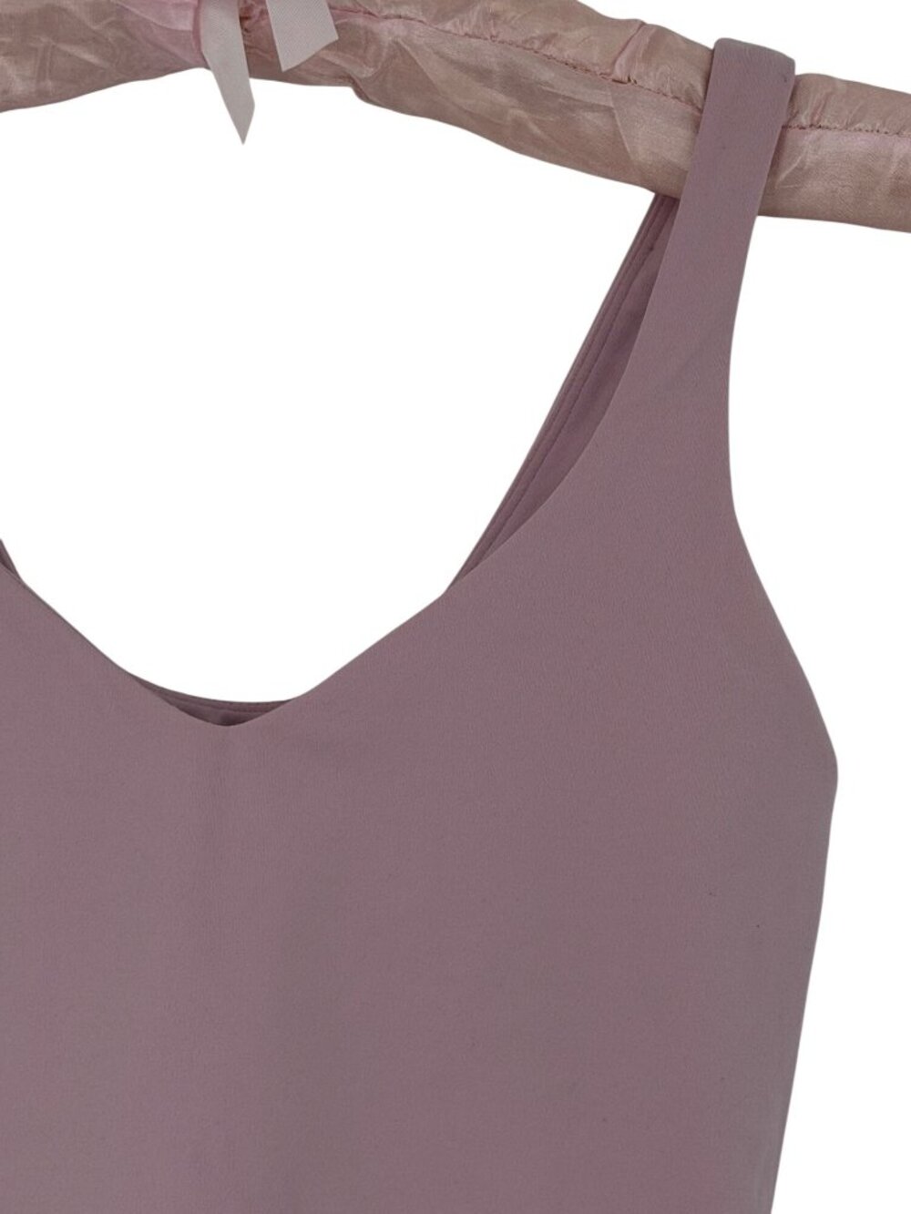 Lululemon Pink Sleeveless Shelf Bra Workout Top XS | Athliesure Pilates Princess - Picture 12 of 16